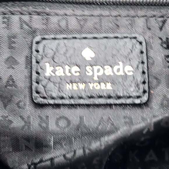 KATE SPADE Black Pebble Leather Shoulder Bag Black - Picture 4 of 4
